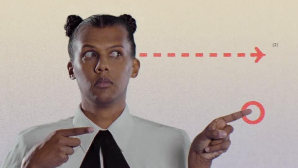 Stromae dans le clip de 