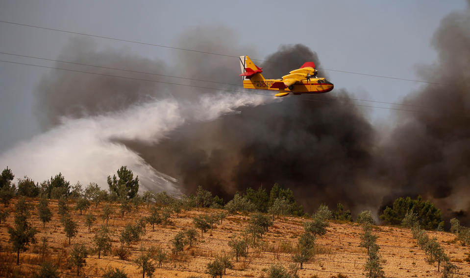 Portugal battles raging wildfires