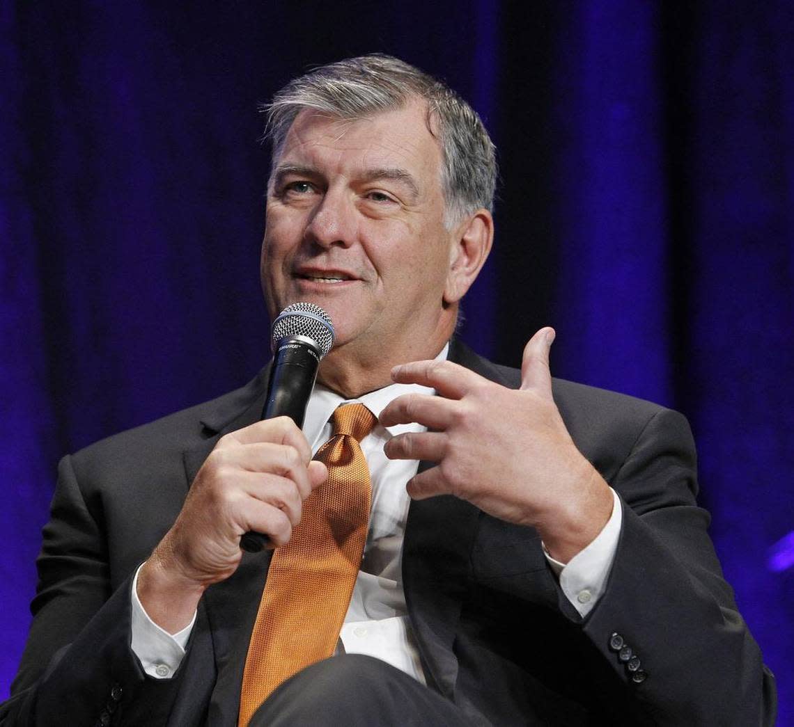 Dallas Mayor Mike Rawlings in a 2015 file photo.