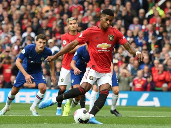 Rashford opened the scoring from the spot (Getty)