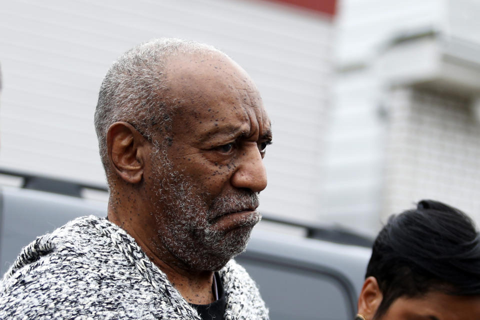 US comedian Bill Cosby arrives December 30, 2015 to the Court House in Elkins Park, Pennsylvania to face charges of aggravated indecent assault.&nbsp;