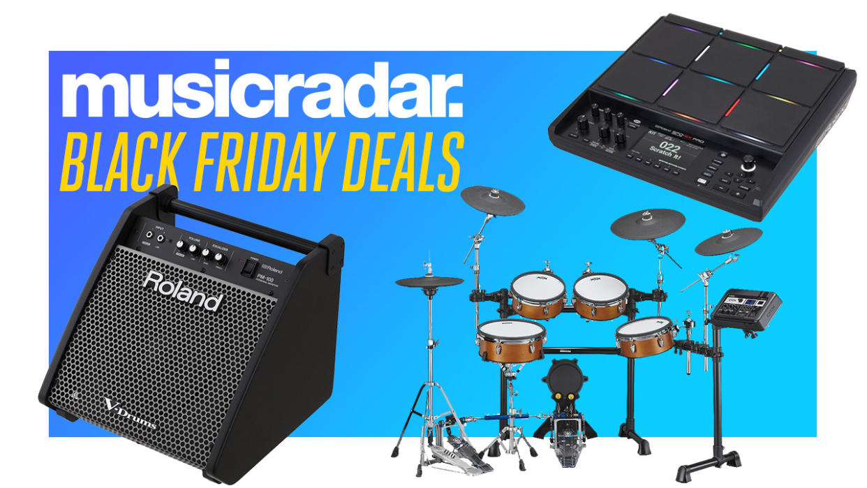  Black Friday electronic drum set deals graphic. 