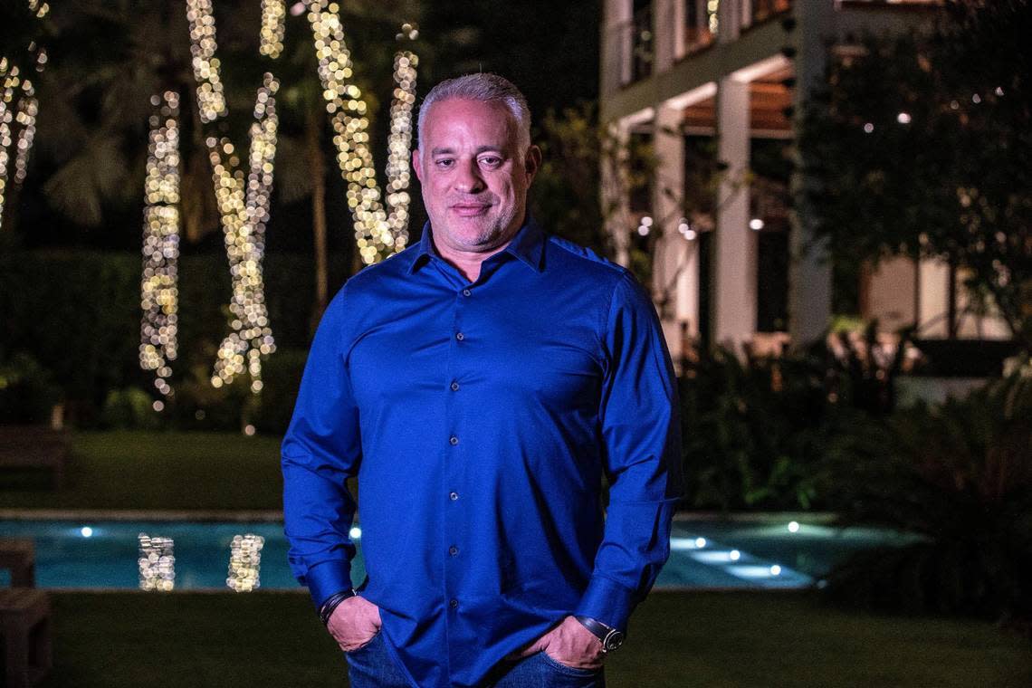 Entrepreneur, businessman, attorney, MSP Recovery CEO, John H. Ruiz, posed at his house in Coral Gables, on Wednesday, December 08, 2021.