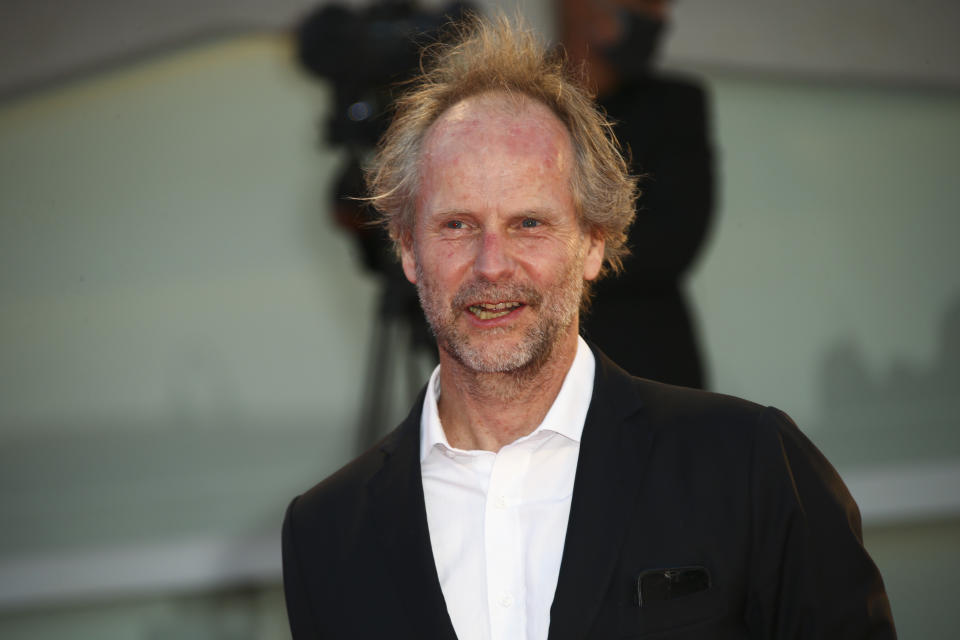 Director Philip Groning poses for photographers upon arrival at the premiere of the film 'Miss Marx' during the 77th edition of the Venice Film Festival in Venice, Italy, Saturday, Sept. 5, 2020. (Photo by Joel C Ryan/Invision/AP)