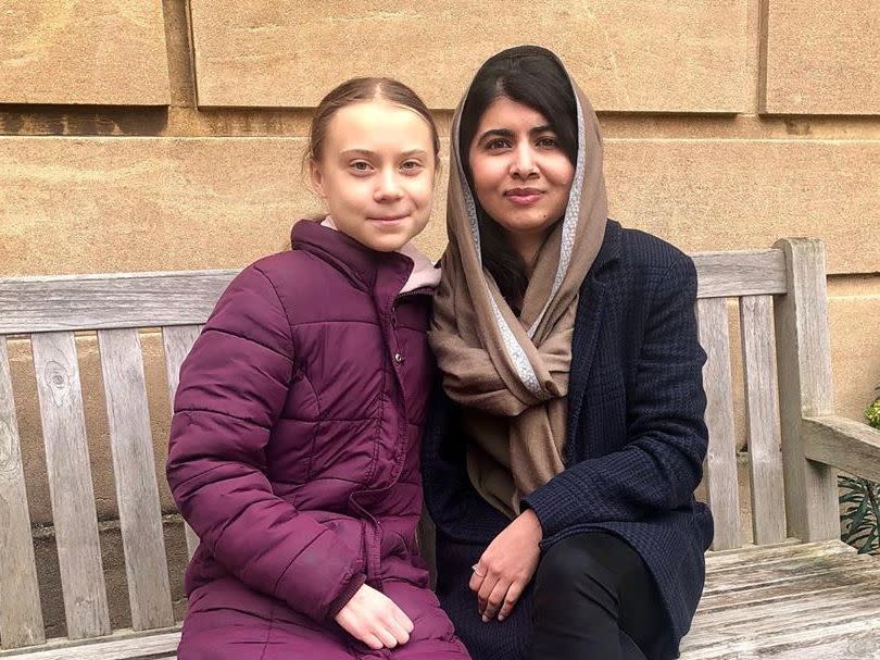 Greta Thunberg and Malala Yousafzai: Instagram (@malala)