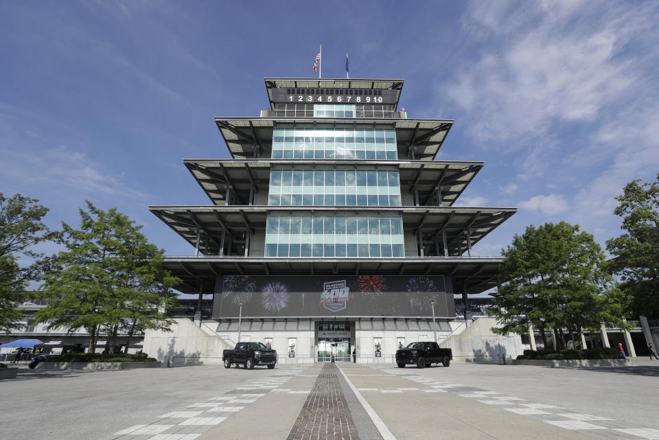 The Pagoda is seen at Indianapolis Motor Speedway in Indianapolis, Friday, July 3, 2020. Roger Penske has spent the six months since he bought Indianapolis Motor Speedway transforming the facility. He's spent millions on capital improvements to the 111-year-old national landmark and finally gets to showcase some of the upgrades this weekend as NASCAR and IndyCar share the venue in a historic doubleheader. (AP Photo/Darron Cummings)