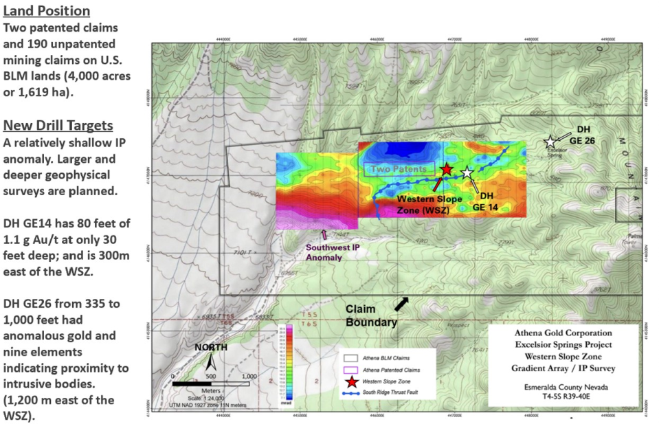 <i><strong>Figure 4</strong> is a plan map that shows these targets along with the Company's land position and the geophysical survey.</i>