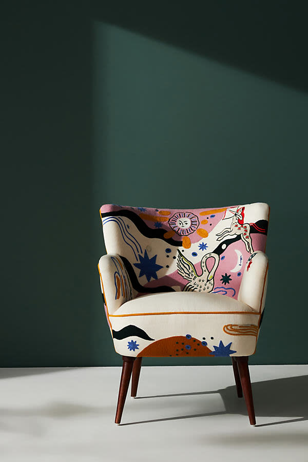 <p><a href="https://go.redirectingat.com?id=74968X1596630&url=https%3A%2F%2Fwww.anthropologie.com%2Fshop%2Fcelestial-petite-accent-chair&sref=https%3A%2F%2Fwww.townandcountrymag.com%2Fstyle%2Fhome-decor%2Fg60028328%2Fthe-weekly-covet-march-8-2024%2F" rel="nofollow noopener" target="_blank" data-ylk="slk:Shop Now;elm:context_link;itc:0;sec:content-canvas" class="link ">Shop Now</a></p><p>Celestial Petite Accent Chair</p><p>anthropologie.com</p><p>$698.00</p>