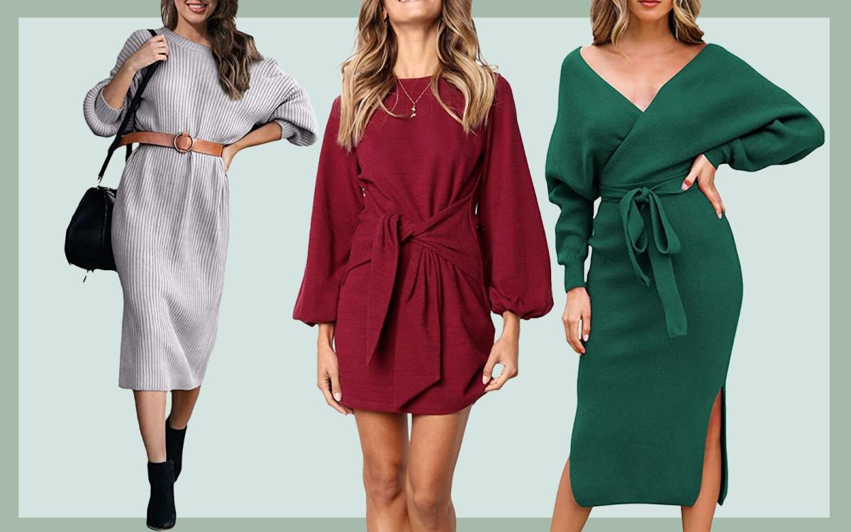 10 Seasonal Sweater Dresses on Sale at  Before Black Friday—Under $50