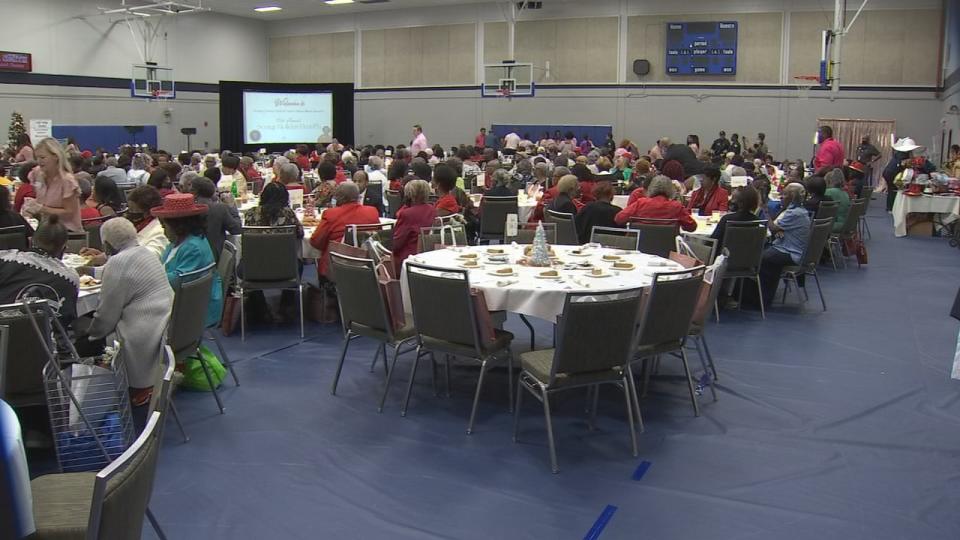 The brunch was at the Dr. James R. Smith Neighborhood Center in Orlando.