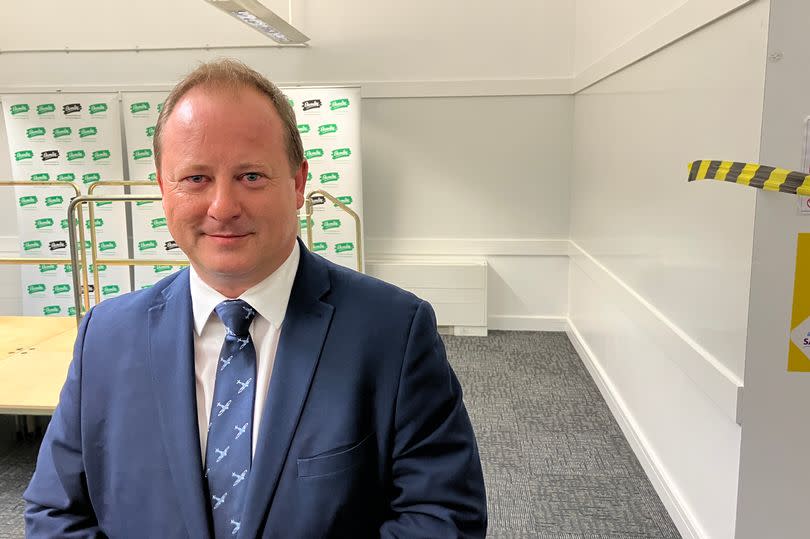 Peter Fortune shortly after being elected as the Conservative MP for Bromley and Biggin Hill