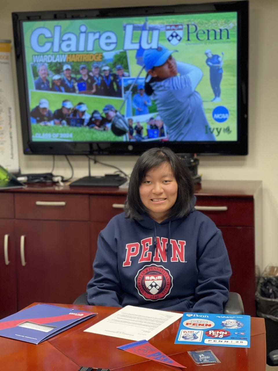 Wardlaw-Hartridge’s Claire Lu committed to play golf at Penn