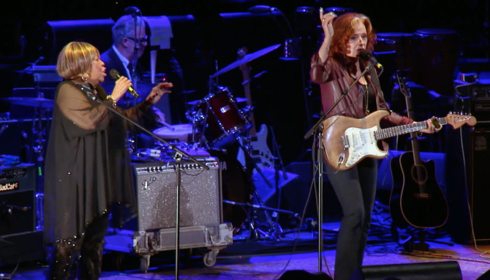 Bonnie Raitt was just one of many iconic artists who honored Mavis Staples at “Mavis Staples: I’ll Take You There - An All-Star Concert Celebration.” The special was released on CD and DVD in 2017.