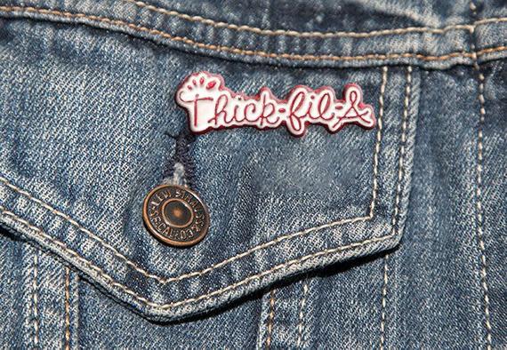 6) Thick-fil-A Pin