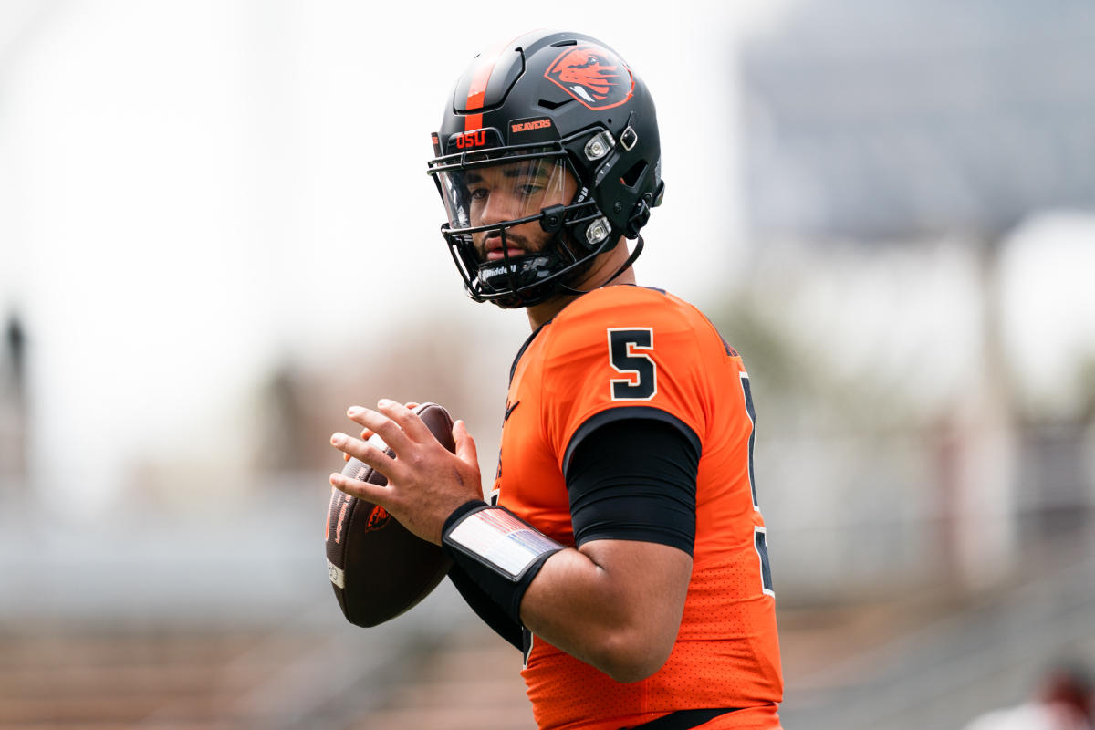 Los Angeles Dodgers memilih QB DJ Uiagalelei dari Oregon State di putaran ke-20 MLB Draft