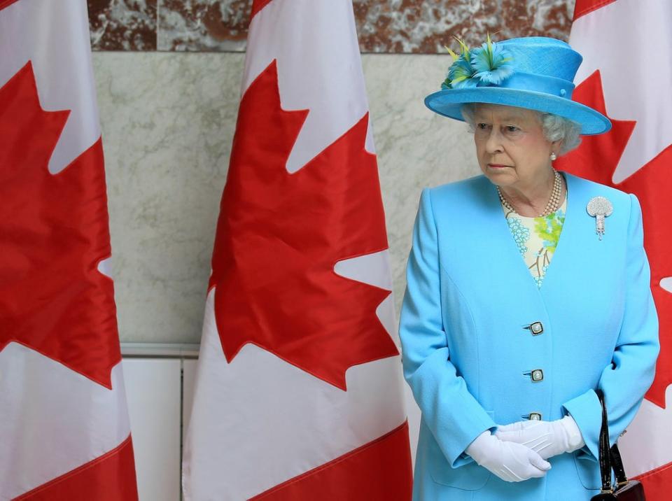 Queen Elizabeth II visiting the Canadian Museum of Nature on June 30, 2010 in Ottawa, Canada. (Getty Images)