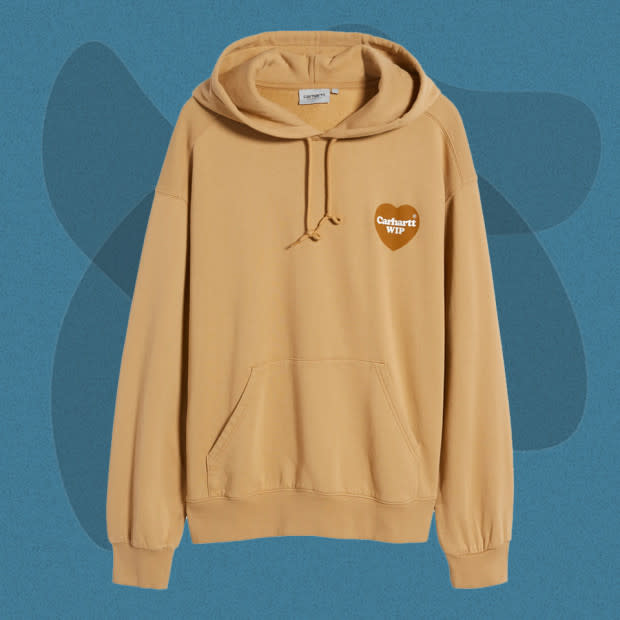 <p>Courtesy of Nordstrom</p><p>Carhartt may be best known for rugged work clothing for trade workers, but the streetwear set is likely more familiar with the brand’s Work In Progress line that features bolder graphics and regular collaborations with the hottest labels. This hoodie is a decidedly subdued offering from the brand, but that makes it perfect for pairing with your coolest pants.</p><p>[$158; <a href="https://click.linksynergy.com/deeplink?id=b8woVWHCa*0&mid=1237&u1=mj-besthoodies-jzavaleta-080423-update&murl=https%3A%2F%2Fwww.nordstrom.com%2Fs%2Fheart-logo-graphic-hoodie%2F7500704" rel="nofollow noopener" target="_blank" data-ylk="slk:nordstrom.com;elm:context_link;itc:0;sec:content-canvas" class="link ">nordstrom.com</a>]</p>