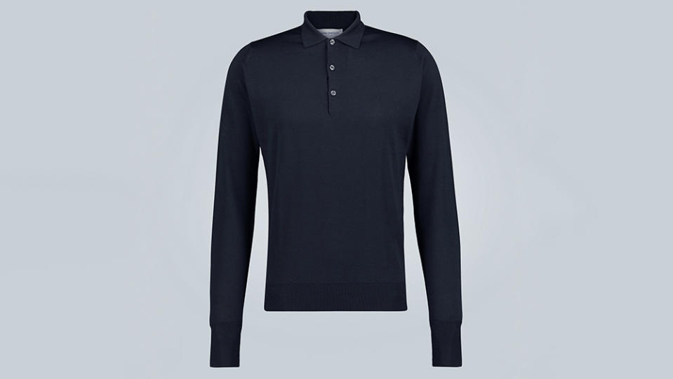 John Smedley wool polo