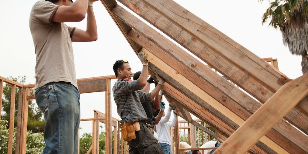 lumber workers housing homebuilding