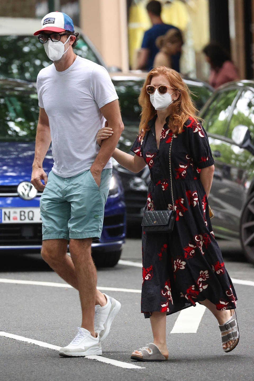 <p>Sacha Baron Cohen and Isla Fisher are out and about in Sydney, Australia.</p>