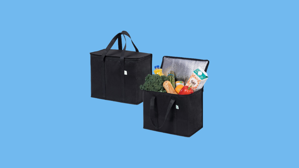 Using a reusable grocery bag will reduce plastic waste.