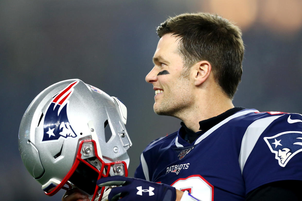 Tom Brady has changed the perception of the Tampa Bay Buccaneers. (Photo by Adam Glanzman/Getty Images)