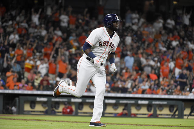 Yordan Alvarez hits 50th homer, Astros shut out Twins 4-0 - The San Diego  Union-Tribune