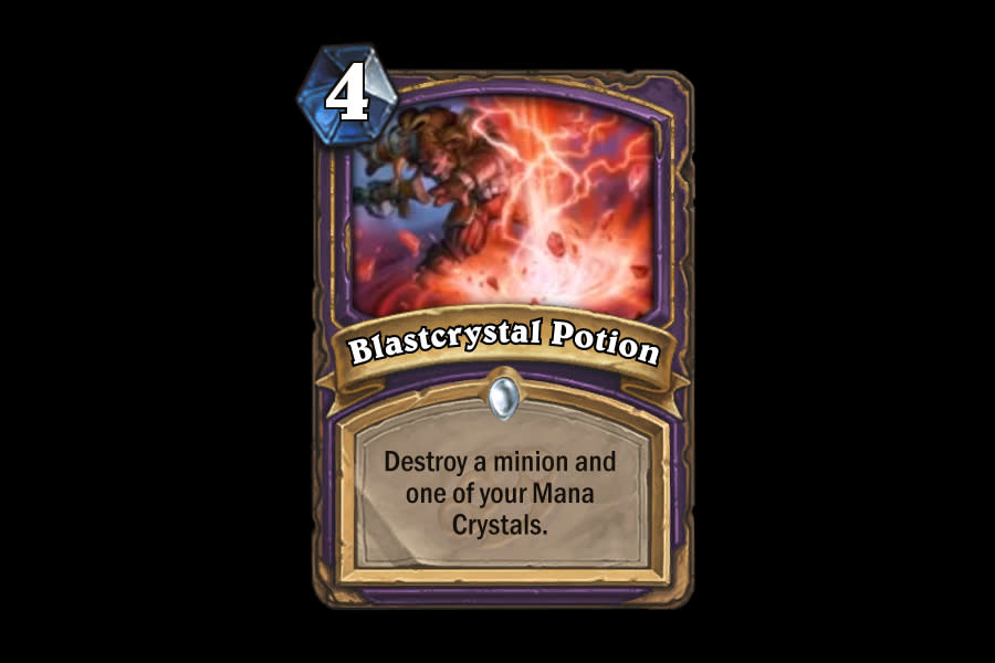 <p>Losing a Mana Crystal seems like a huge deal, but for Warlocks aiming to take care of that pesky high-health Taunt minion so that the Zoo of minions can get through, it's a solid option. When all of your minions and spells cost five or less, who needs that excess mana? </p>