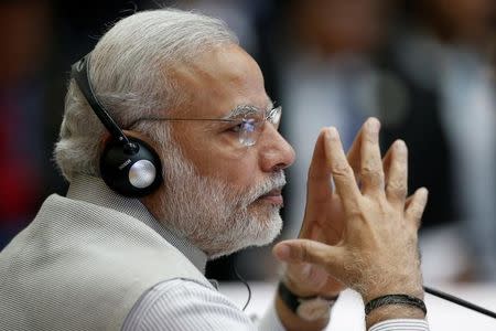 Indian Prime Minister Narendra Modi attends the ASEAN-India Summit in Vientiane, Laos September 8, 2016. REUTERS/Soe Zeya Tun