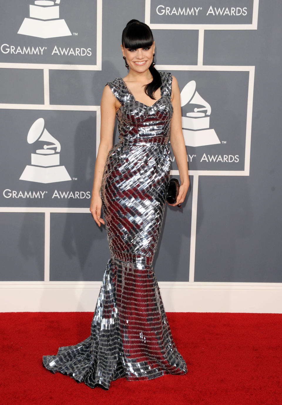 LOS ANGELES, CA - FEBRUARY 12: Singer Jessie J arrives at the 54th Annual GRAMMY Awards held at Staples Center on February 12, 2012 in Los Angeles, California. (Photo by Jason Merritt/Getty Images)