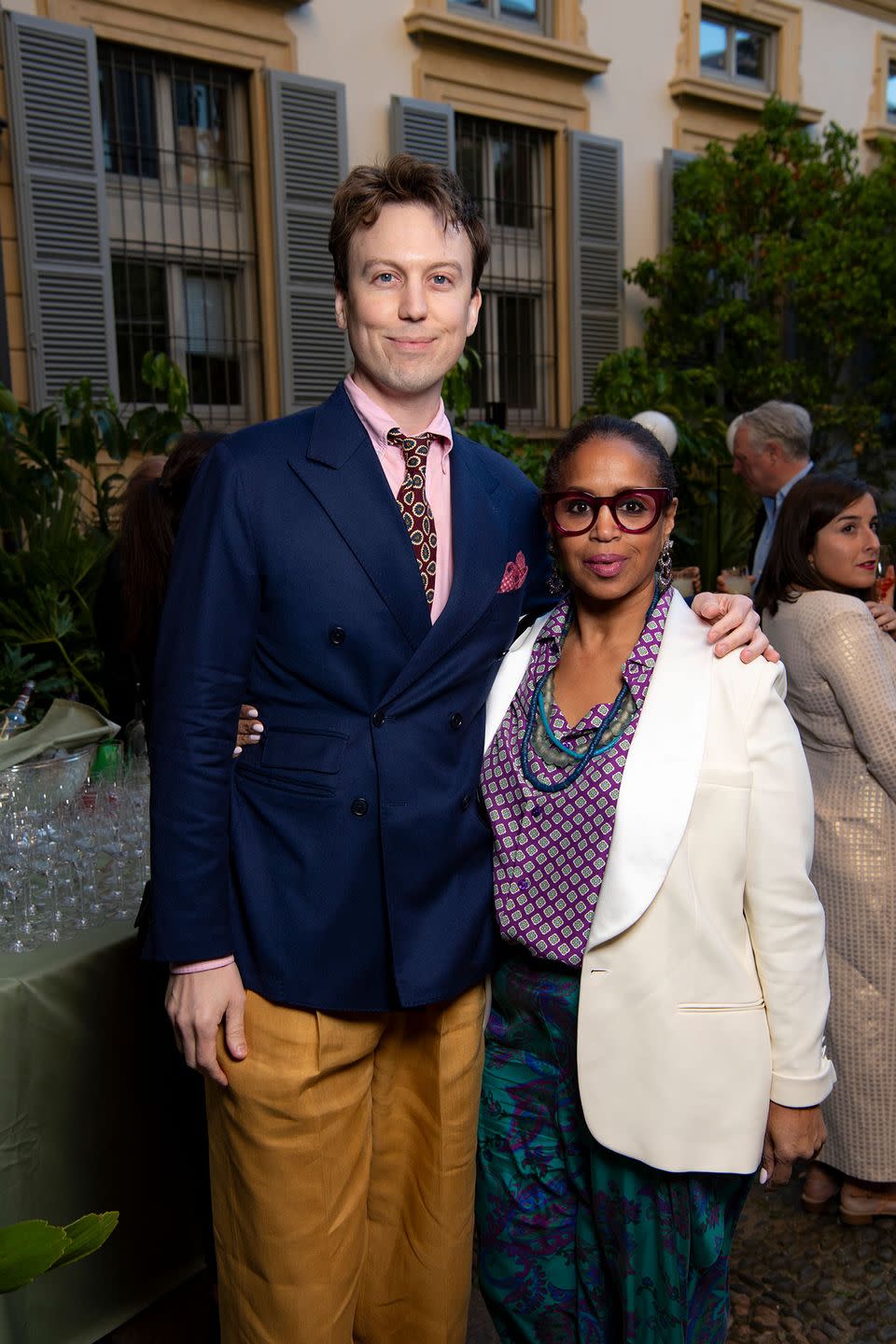 a man and woman posing for a picture