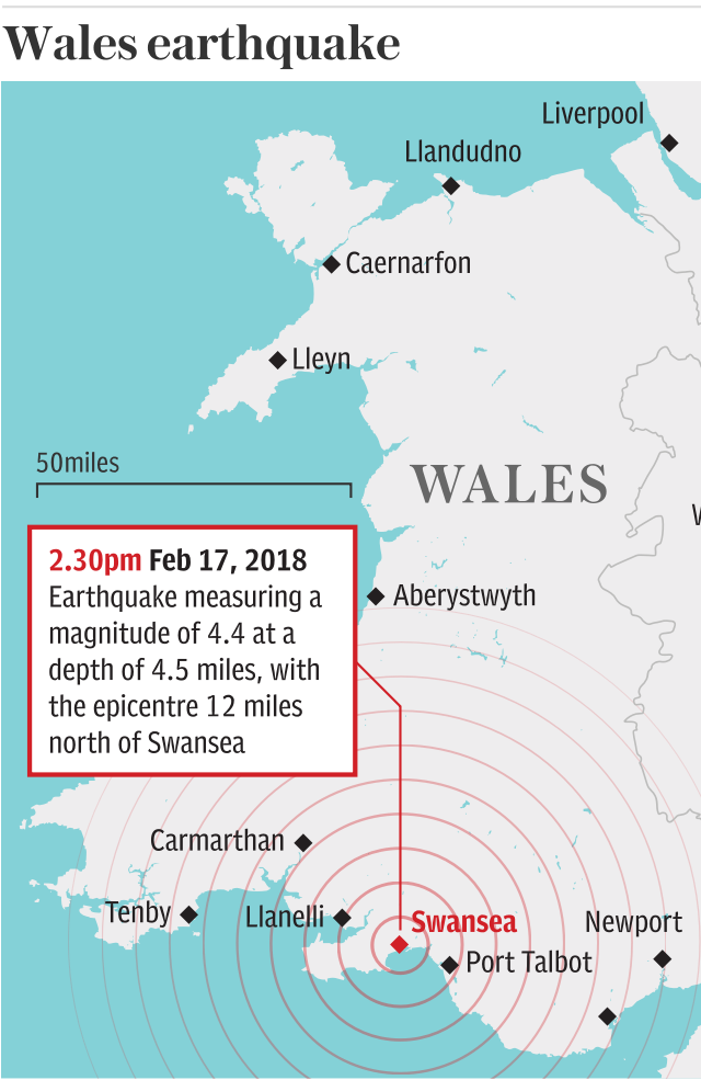 Wales Earthquake