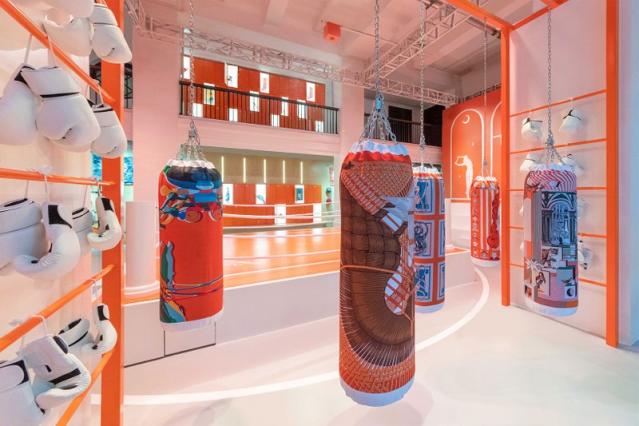Hermès Opens Orange-Themed Gym in Hong Kong