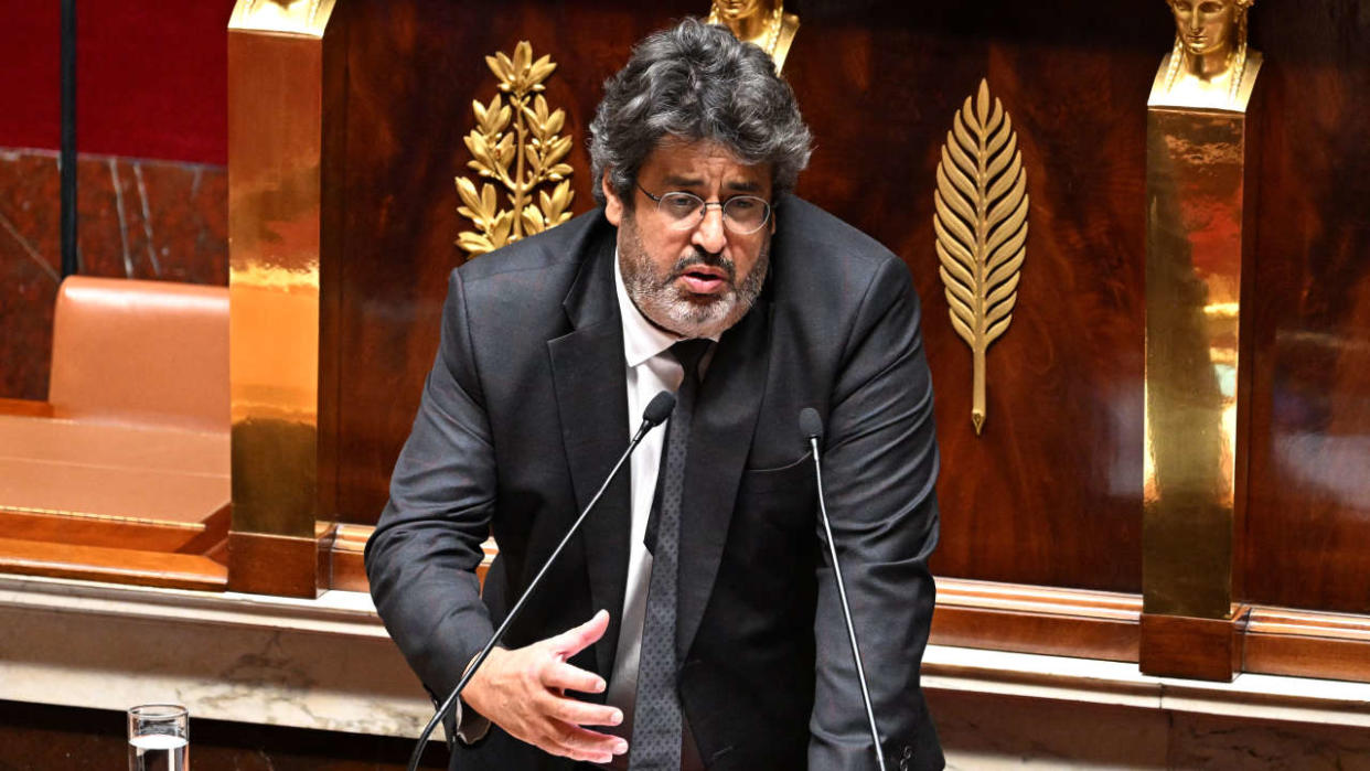 Meyer Habib photographié le 28 novembre à l’Assemblée nationale, lors d’un discours relatif aux révoltes en Iran (illustration).