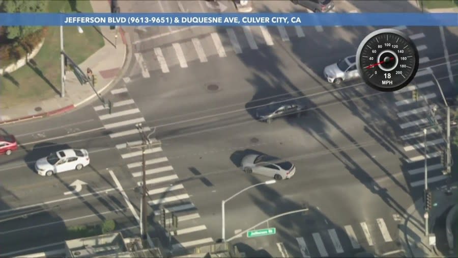 Baby aboard during pursuit in L.A.