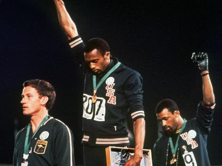 Black Power salute 50 years on: Iconic Olympics protest by Tommie Smith and John Carlos remembered