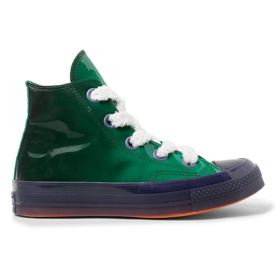 Converse + JW Anderson Men's Chuck Taylor All Star Patent-Leather High-Top Sneakers