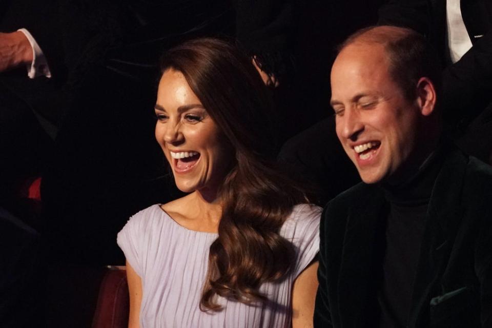 Kate and William during the Earthshot Prize awards. Alberto Pezzali/PA (PA Wire)