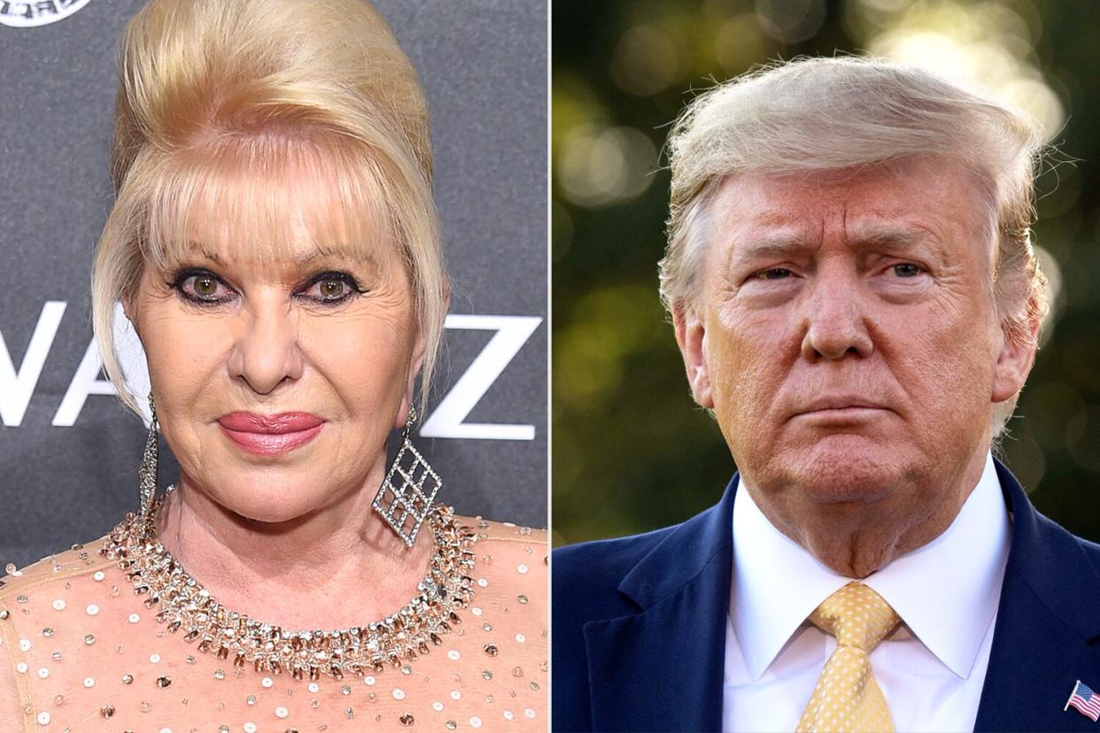 Ivana Trump and Donald Trump