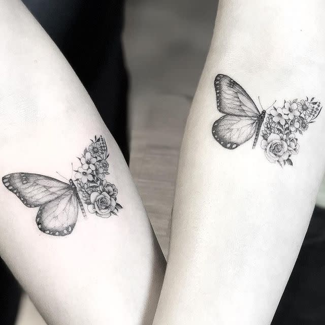 4) Flower-fly Tattoos