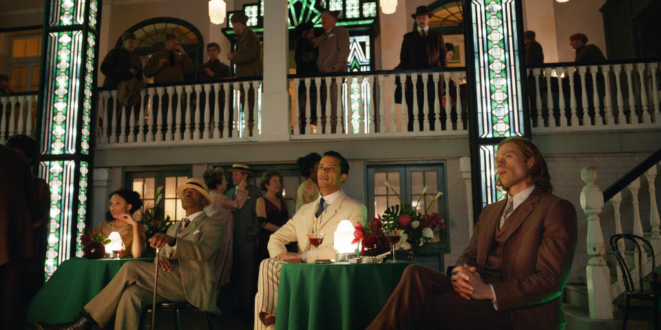 Jacob Anderson, center, and Sam Reid, right, in 'Interview with the Vampire'<span class="copyright">Alan Taylor—AMC</span>