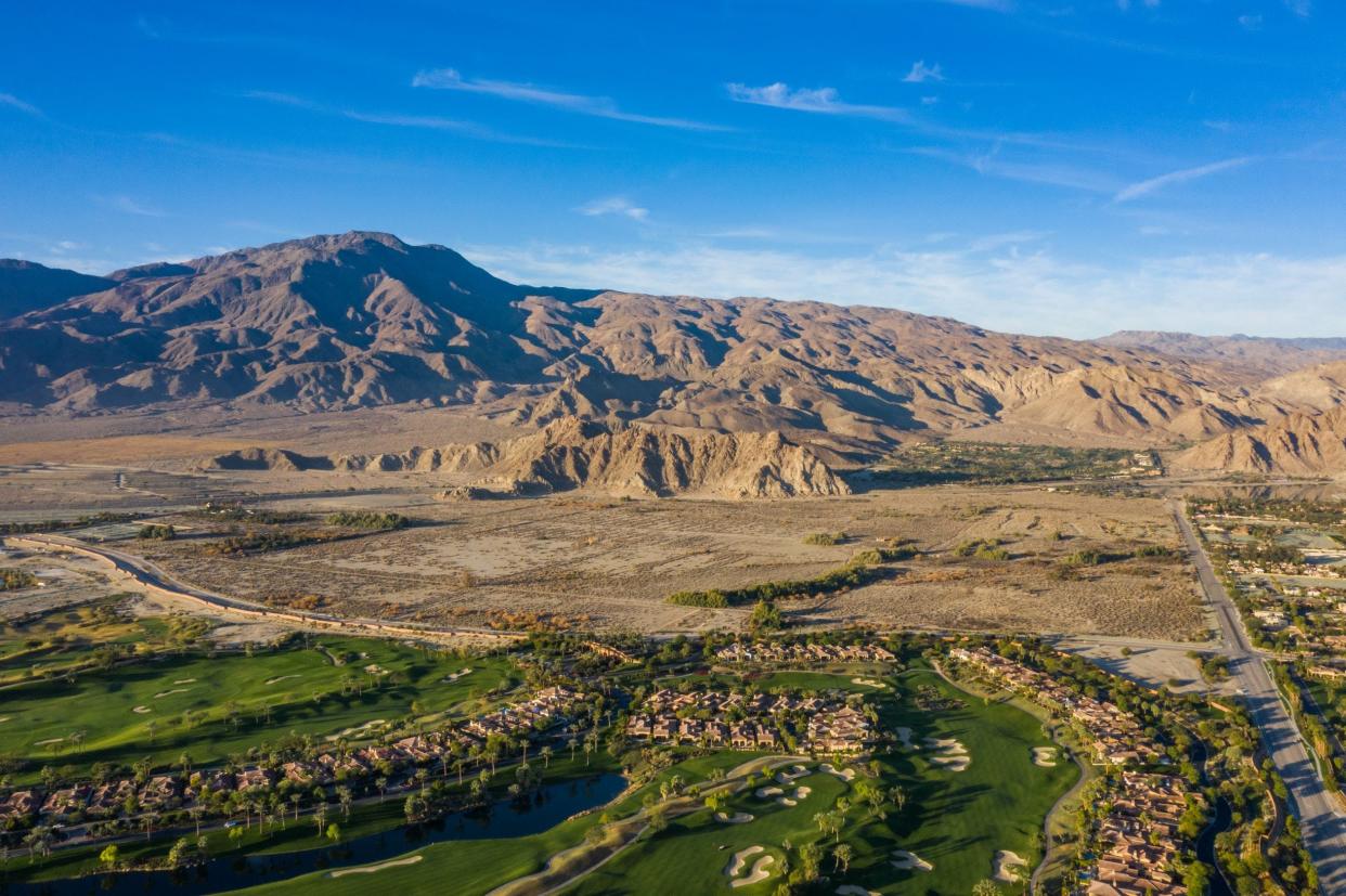 A view of the Coral Mountain development site in La Quinta, near Madison Street and Avenue 58.