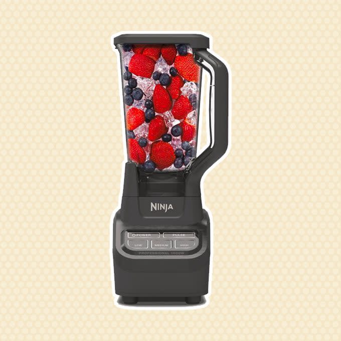 <a href="https://www.walmart.com/ip/Ninja-Professional-1000-Watt-Blender-BL710WM/629359990?athbdg=L1600" rel="nofollow noopener" target="_blank" data-ylk="slk:Ninja Blender;elm:context_link;itc:0;sec:content-canvas" class="link rapid-noclick-resp">Ninja Blender</a>