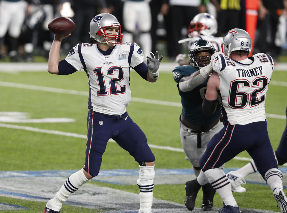 New England Patriots quarterback Tom Brady was named the NFL's MVP last season at age 40. (AP)