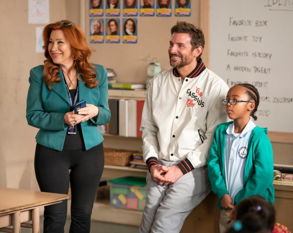 Lisa Ann Walter and Bradley Cooper on “Abbott Elementary.” Disney