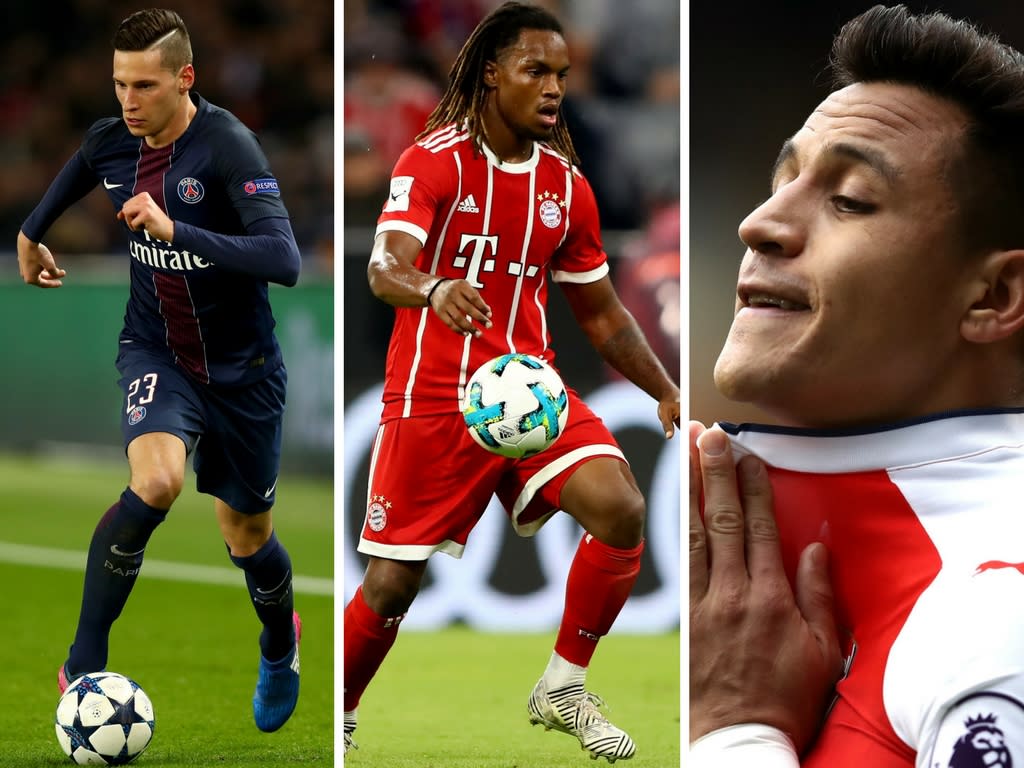 Draxler, Sanches and Sanchez – three players in BIG demand