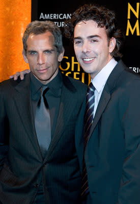 Ben Stiller and Shawn Levy , director at the New York premiere of 20th Century Fox's Night at the Museum