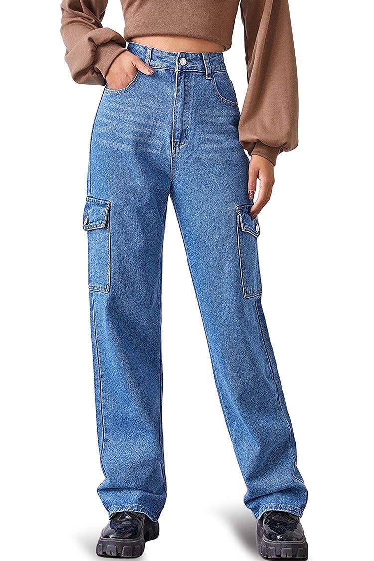 Ugerlov Women's High-Waist Baggy Jeans