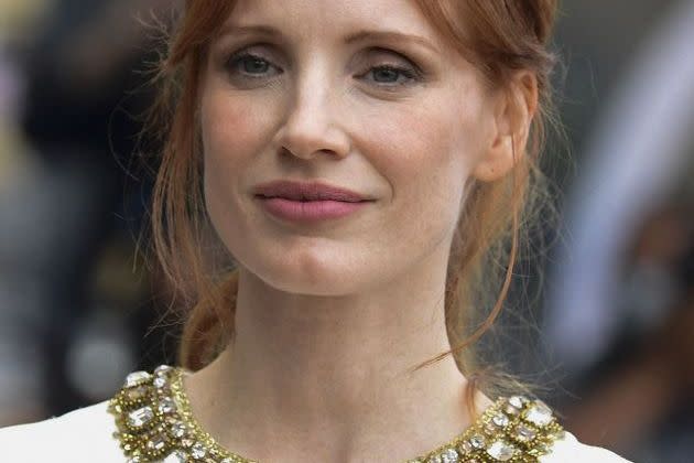 <p>Jessica Chastain le 23 septembre 2021 à Saint-Sébastien. </p>