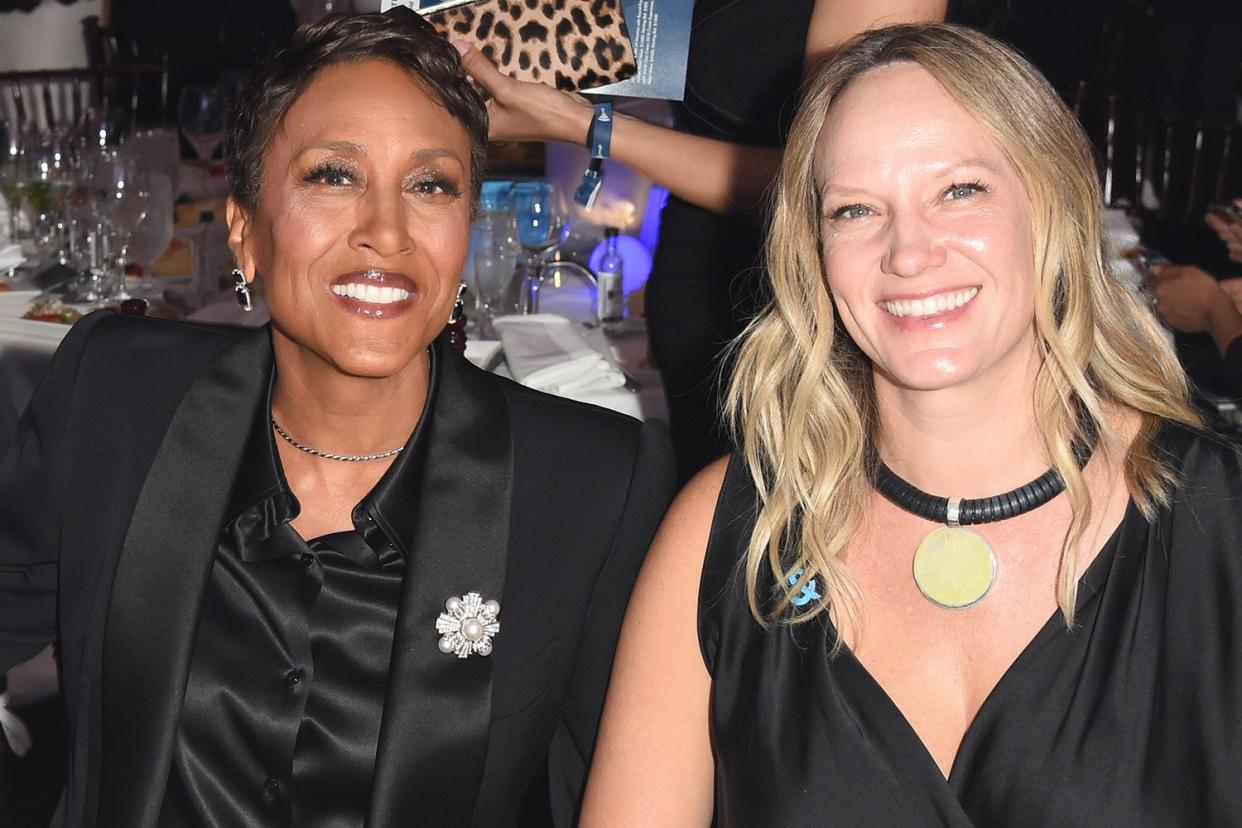 Robin Roberts and Amber Laign